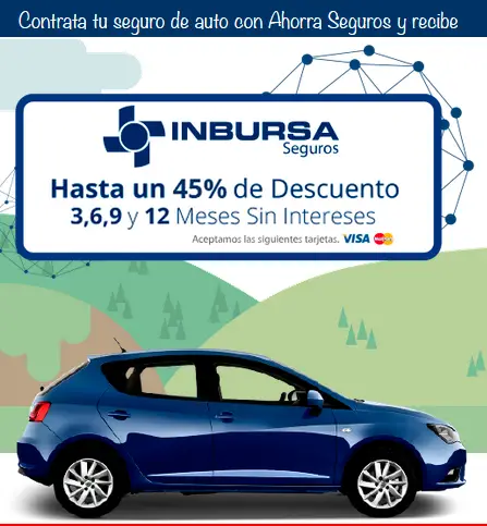 2016 02 01 45 de descuento al cotizar tu seguro de autos en linea con ahorra seguros y seguros inbursa 1