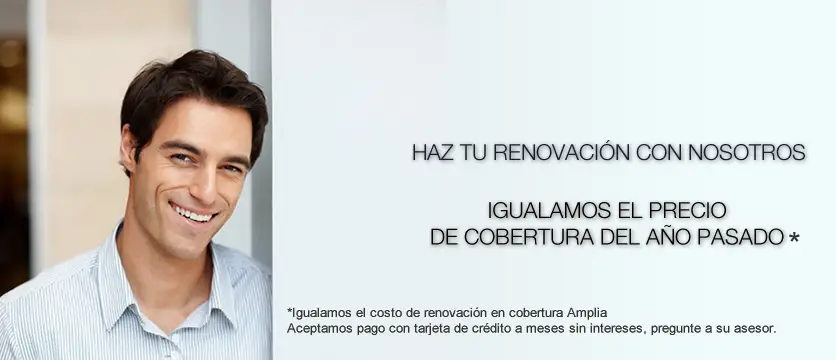 Contrata tu seguro de auto con asegurauto, 6 o 12 meses sin intereses para pagar y te respetan el precio de la póliza del año anterior. 