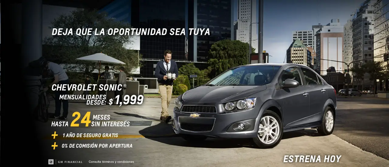 2016 05 21 no pierdas la oportunidad de llevarte un chevrolet sonic con un ano de seguro gratis 1