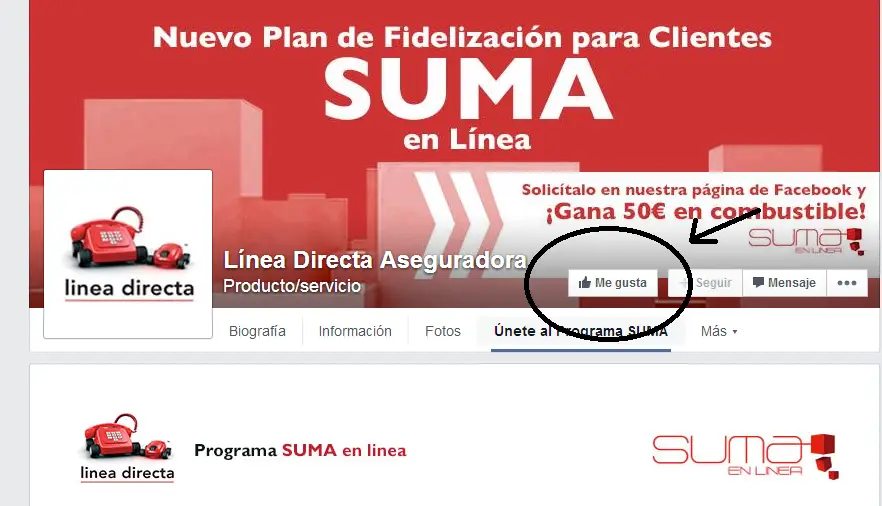 2016 04 25 programa de fidelizacion suma en linea de linea directa 1